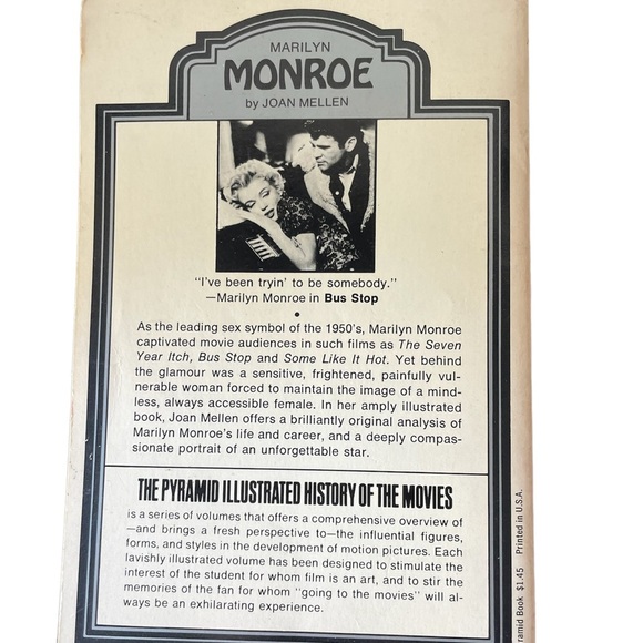 MARILYN Monroe by Joan Mellen - Picture 2 of 2